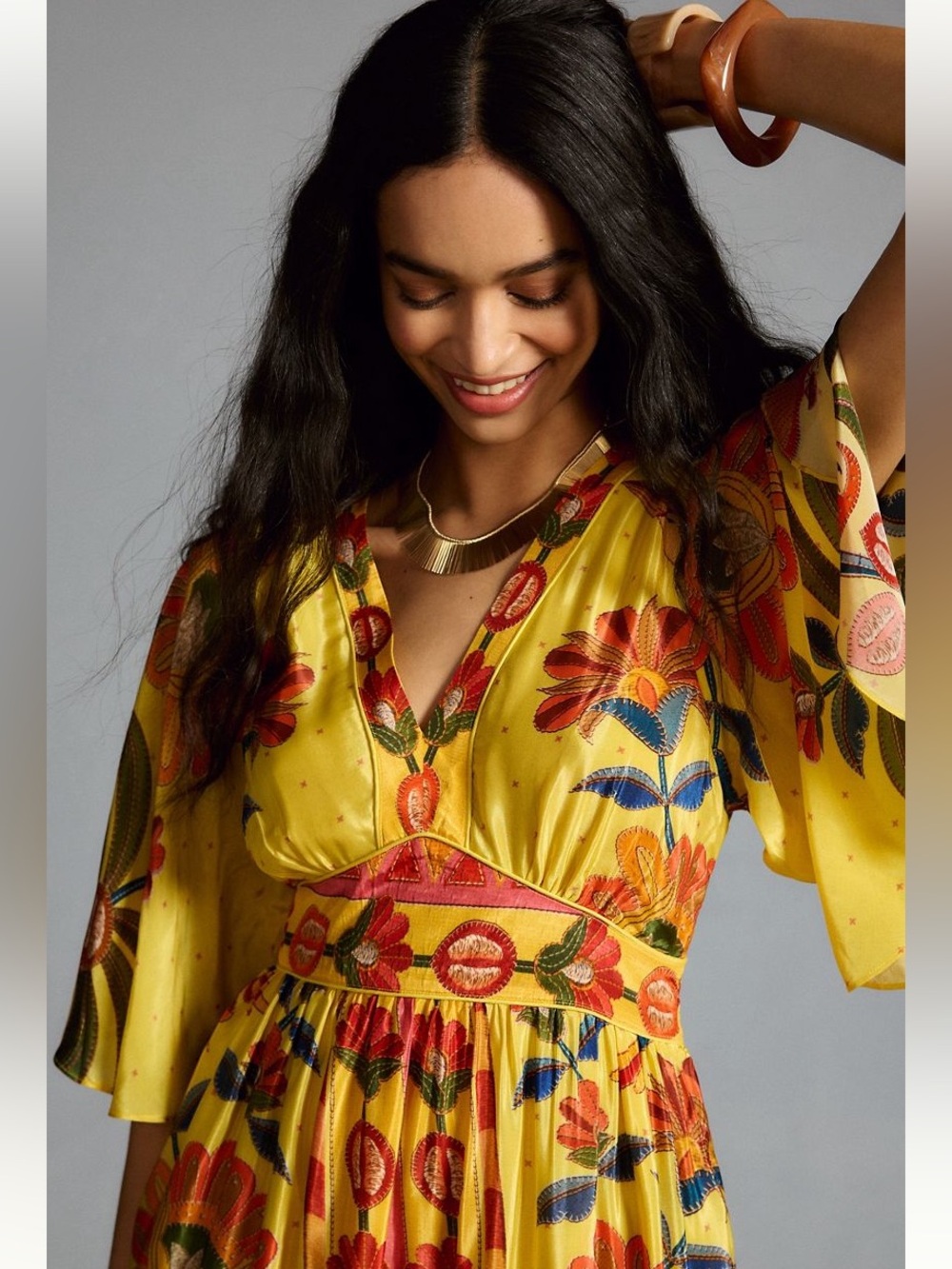 {Farm Rio x Anthropologie} V Neck Dress - Picture 5 of 14